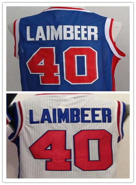 Male Bill Laimbeer #40 Detroit Pistons Swingman Throwback White Jersey -  Jersey NBA / S / Custom