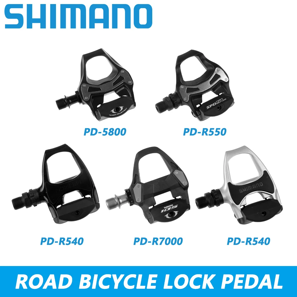 Shimano دواسة PD-R540 الطريق دواسة دراجة PD-R550 الذاتي قفل دواسة سبائك الألومنيوم ل سباق الدراجة PD-5800 PD-R7000 دراجة أجزاء Shimano دواسة PD-R540 الطريق دواسة دراجة PD-R550 الذاتي قفل دواسة سبائك الألومنيوم ل سباق الدراجة PD-5800 PD-R7000 دراجة أجزاء