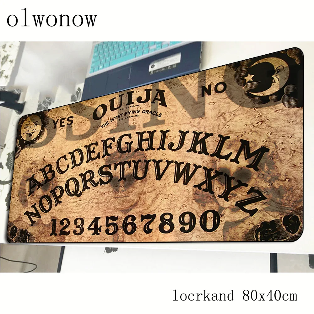 Ouija коврик для мыши 80x40 см самые дешевые коврики для мыши лучший игровой коврик для мыши геймер HD печать персонализированные коврики для мыши Клавиатура ПК коврик