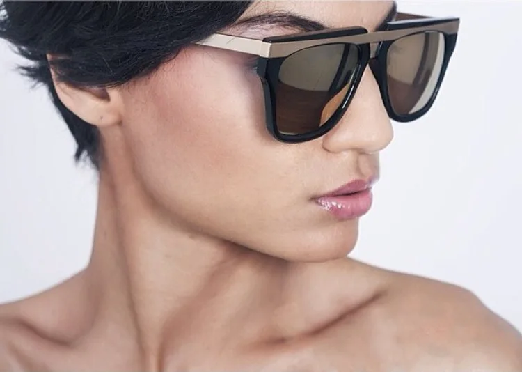 Крутые популярные европейские американские Металлические Горизонтальные лучи винтажные брендовые солнцезащитные очки для мужчин и женщин модные очки UV400 зеркальные HD линзы