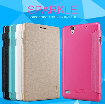 Для sony Xperia C4 чехлы для телефонов Nillkin Sparkle чехол Защитная крышка мобильного