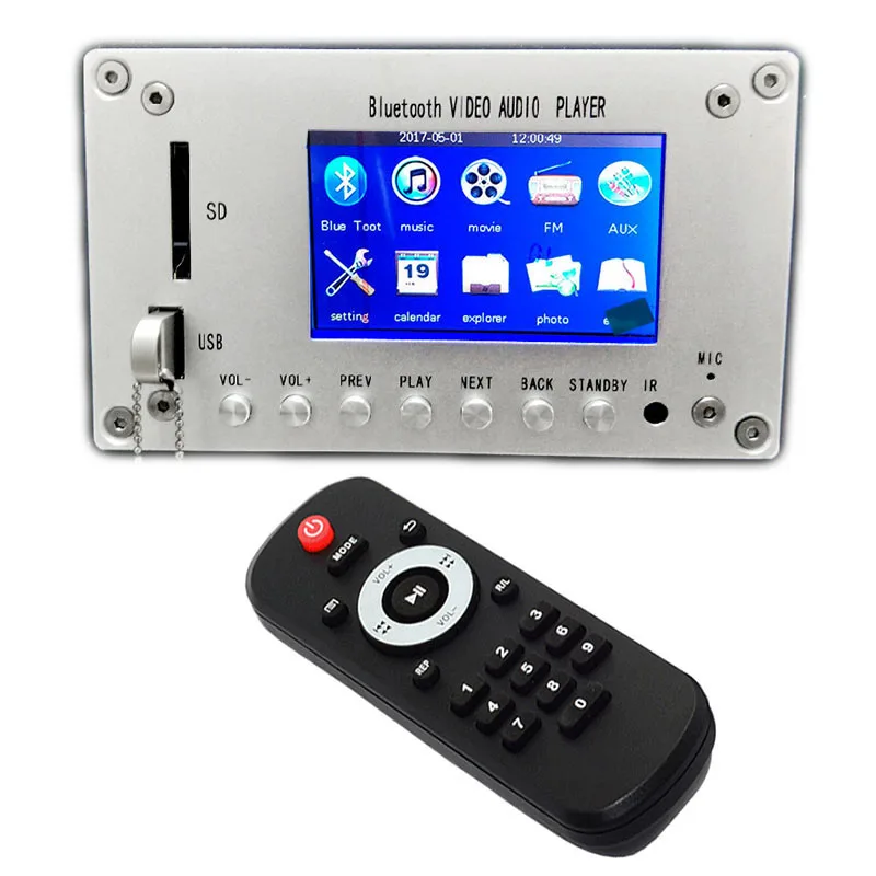Bluetooth 4.2 3 Inch LCD MP3 Decoder Board Audio Receiver ...