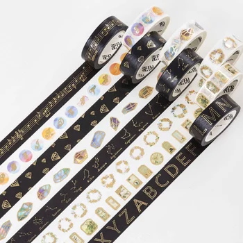 

1 Pcs Cartoon Lovely Shining Life Washi Tape Adhesive Tape DIY Scrapbooking Sticker Label Masking Tape Stationery