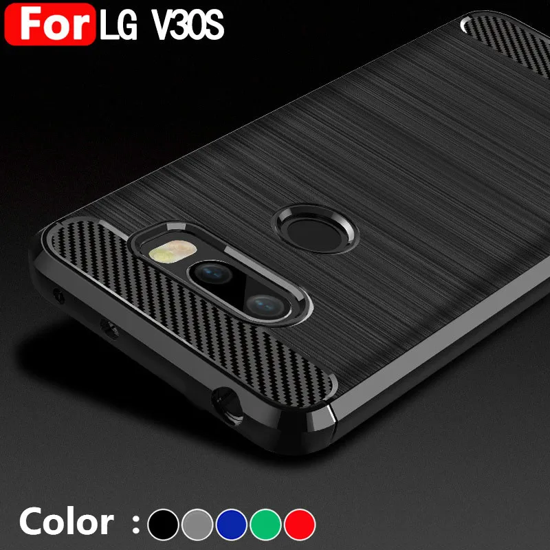 

For LG V30s Case LG V30s Cover On For LG V30s Plus Original Silicone Soft Business Mix Hybrid Protective Shell
