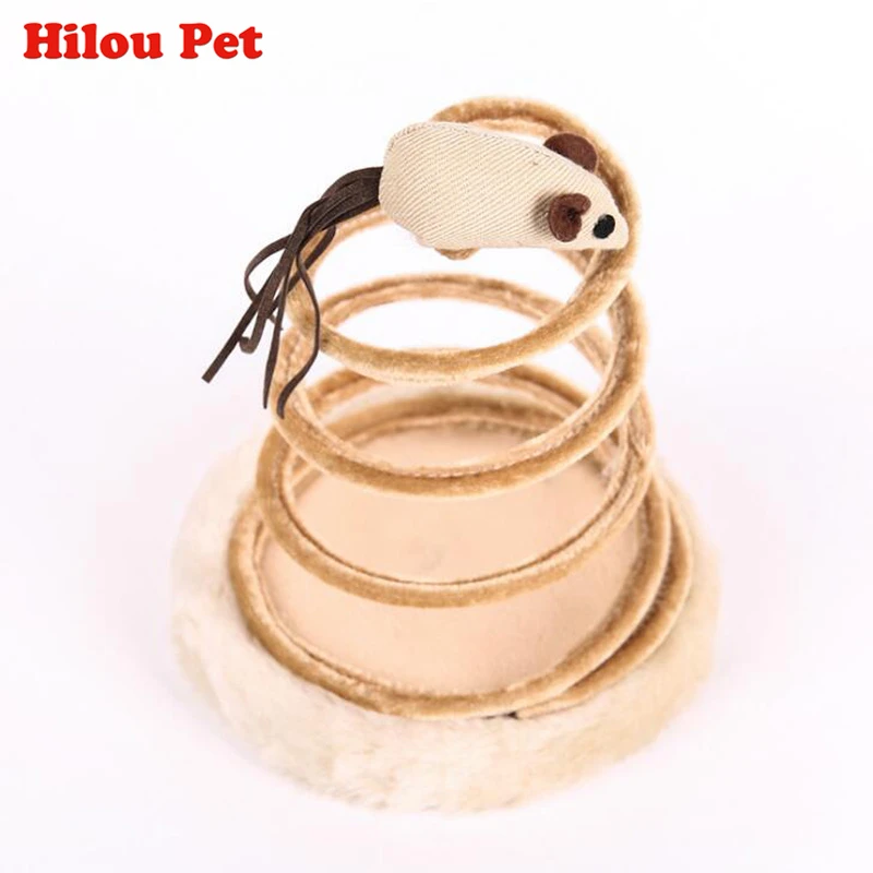 Pet لعبة الربيع الماوس الكرة السيزال القط القط المفضل العصي اللعب تسلق إطار شجرة الخدش المشاركات pet المنتج تحلق القرص