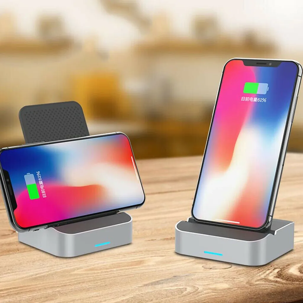 

BINMER High Quality Charger 15W Fashion Qi Wireless Charger Fast Charging Stand Dock Pad Cradle For IPhone XS MAX XR #3 L0403