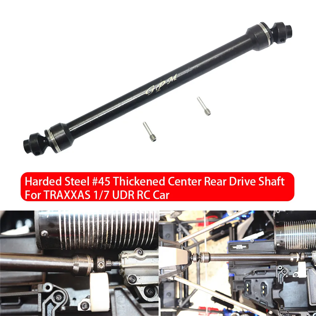 

Model Parts Hardened Steel #45 Thickened Center Rear Drive Shaft for TRAXXAS 1/7 UDR RC Car Hardened Bold Drive Shaft L0702