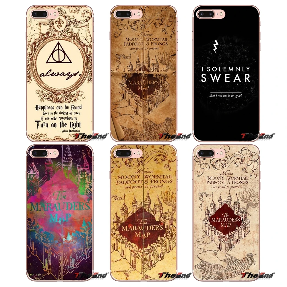 

For Samsung Galaxy Note 3 4 5 Grand Core Prime S3 S4 S5 MINI S6 S7 edge S8 S9 Plus Harry Potter Marauder Map Train Ticket Case