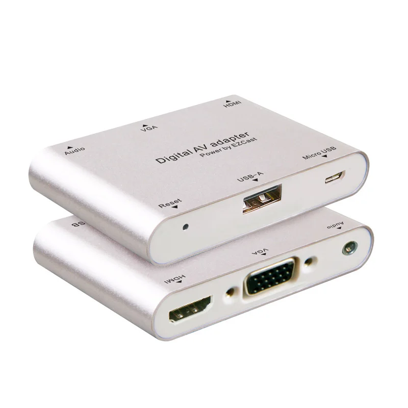 LYBALL цифровой av адаптер для HDMI VGA аудио 3 5 мм HDTV ссылки телефон планшет iPhone X 8 7 6s Plus