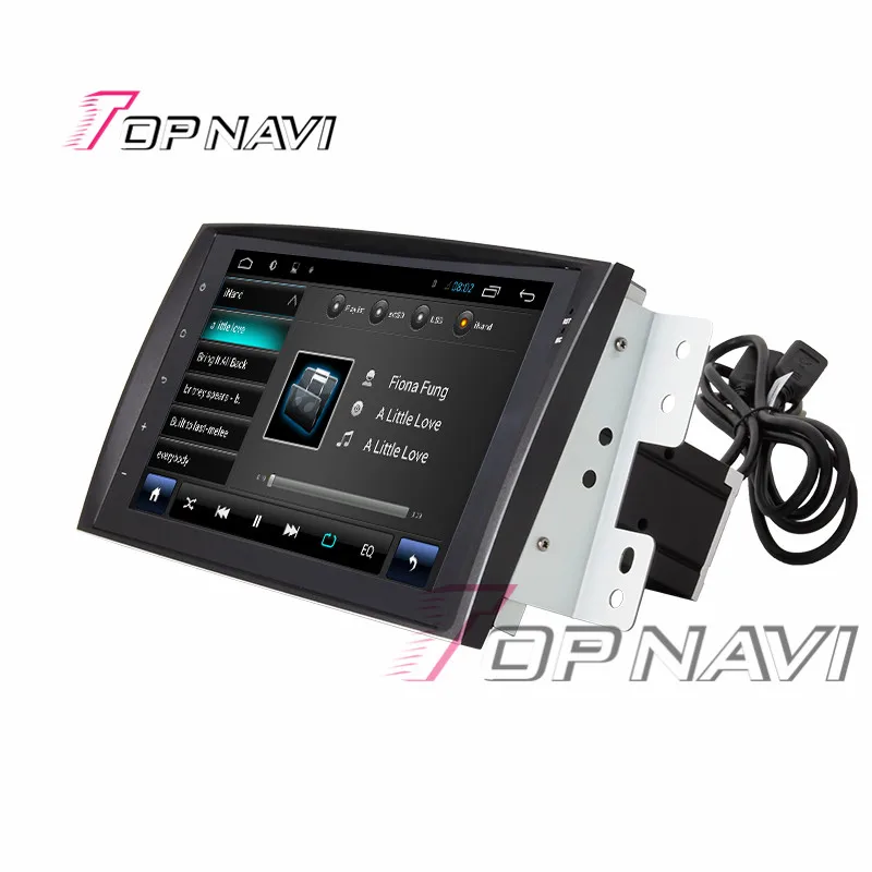 Top Car GPS Navigation 9" for Kia Mohave Quad Core Android 6.0 Auto Head unit Topnavi Multimedia Audio Stereo with Free Map NO DVD 3