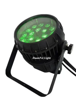 

12pieces 18*18w par led wash 6in1 led par can stage par led zoom rgbwa uv party light for decoration