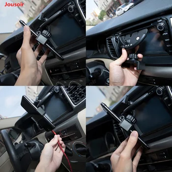 

Mobile phone car bracket car cd port navigation fixed magnetic block tablet universal 360 rotary snap CD50 T03