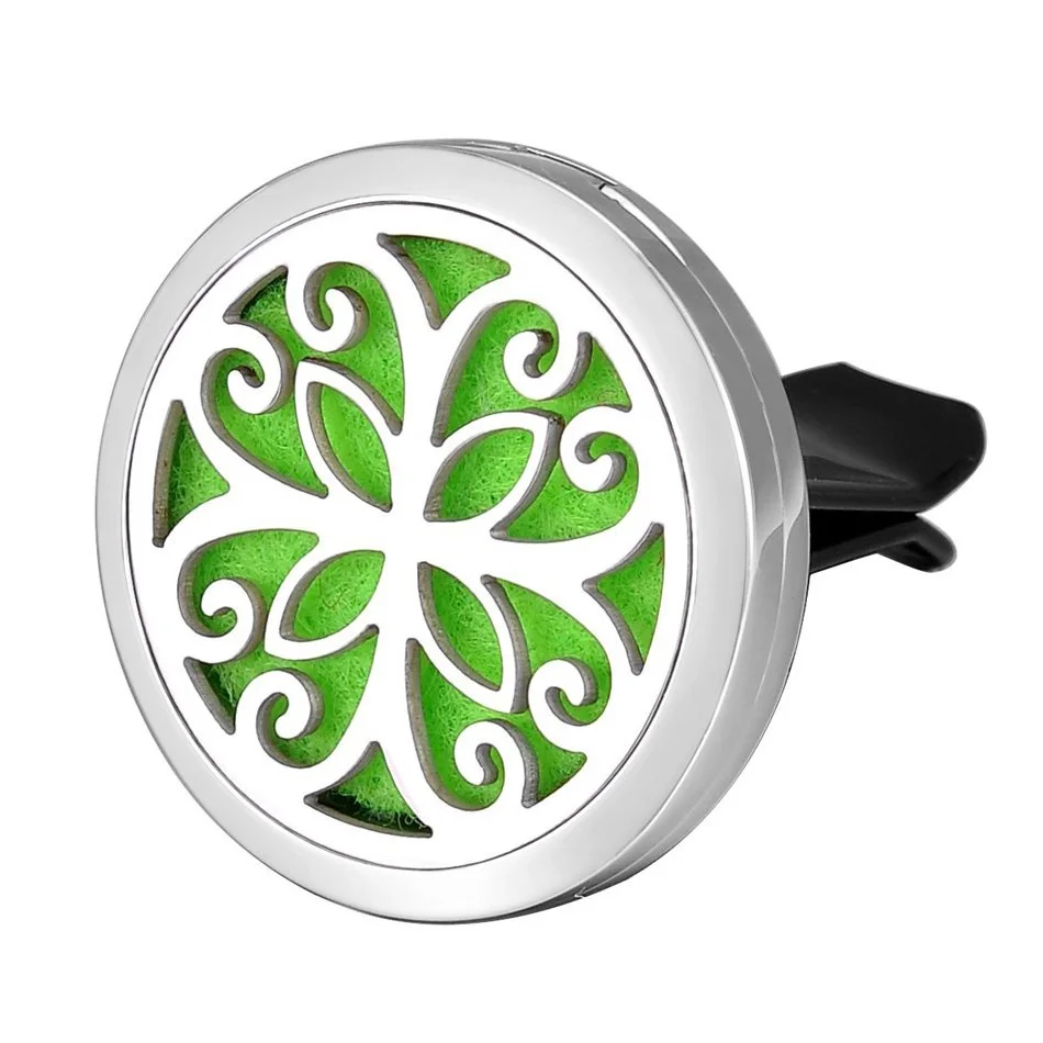 Car Air Freshener Aromatherapy Essential Oil Diffuser Butterfly Stainless 316 Steel Locket,11