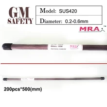 МРА лазерными сварочными аппаратами SUS420 0,2/0,3/0,4/0,5/0,6 мм сварочная проволока для сварки Высокое качество 200 шт. в 1 трубки LUHAN127