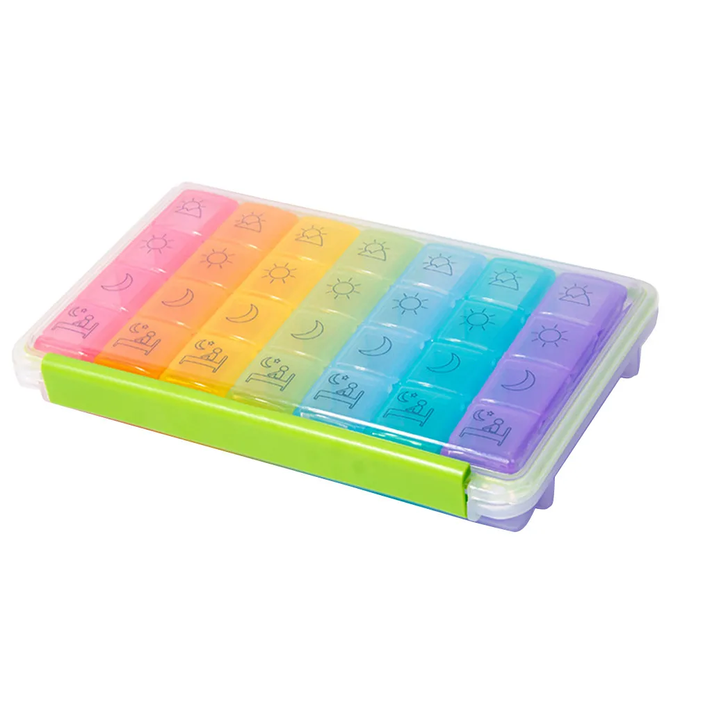 

Hot Selling Large Capacity Pill Storage Box 28 Days Weekly Health Care Medicine Boxs Holders Storage Organizer Container Cases
