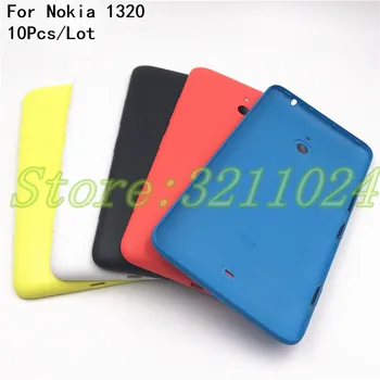 

10Pcs/Lot Back Cover case Replacement For Nokia 1320 Genuine Housing Battery Cover For lumia 1320 With side button