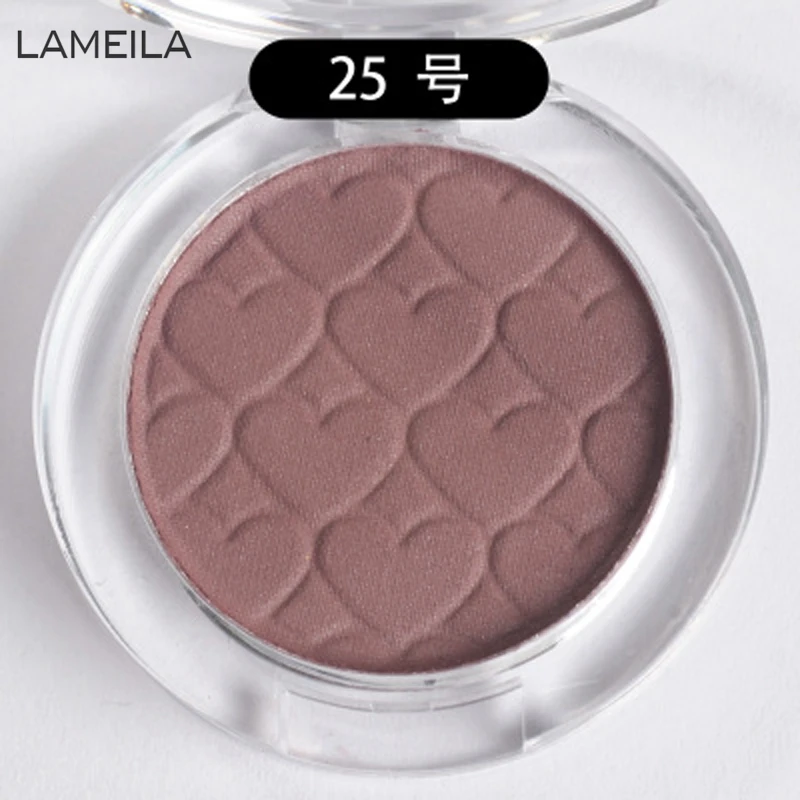 

2017 New 1Pcs brown Eye Shadow atural matte Powder Shimmer Warm Color Shadow With Eyeshadow Brush Cosmetics E25