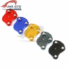 Мотоциклетная подставка для ног увеличитель боковой стойки удлинитель опорная пластина для Honda CB650F CBR650F- cb400 2002