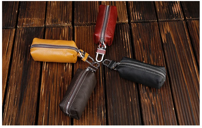 EISIPURI чехол для ключей из натуральной кожи, Женский чехол для ключей с магнитной пряжкой, чехол для ключей, сумка для мужчин, ключница, органайзер для ключей