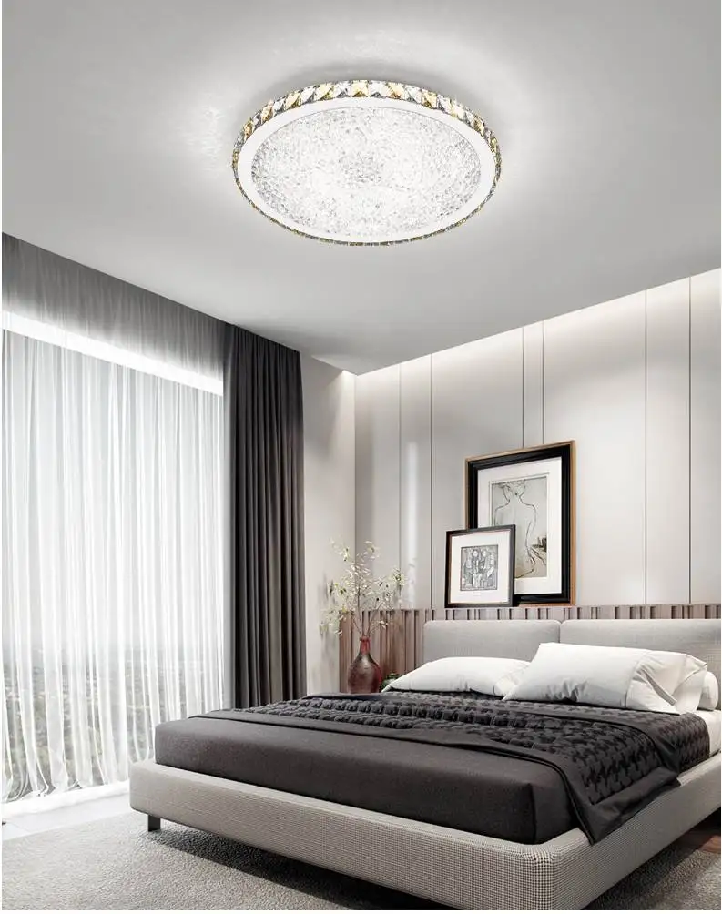 Новая круглая хрустальная люстра, освещение для дома, ledlamp, для ...
