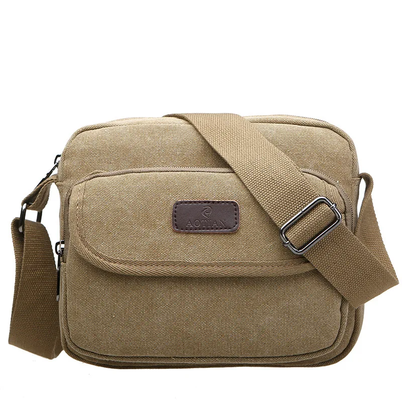 

2017 New Men canvas Bags Hot Sale Male Small Messenger Bag Man Fashion Crossbody Shoulder Bag Men's High Quality Travel Bags