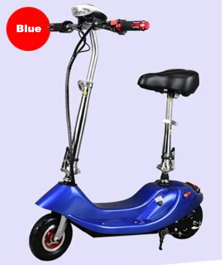 Новые 8 дюймов легкий складной электрический велосипед мини-велосипед электрический самокат Ховерборд с мини-размер, фара для электровелосипеда - Цвет: Blue