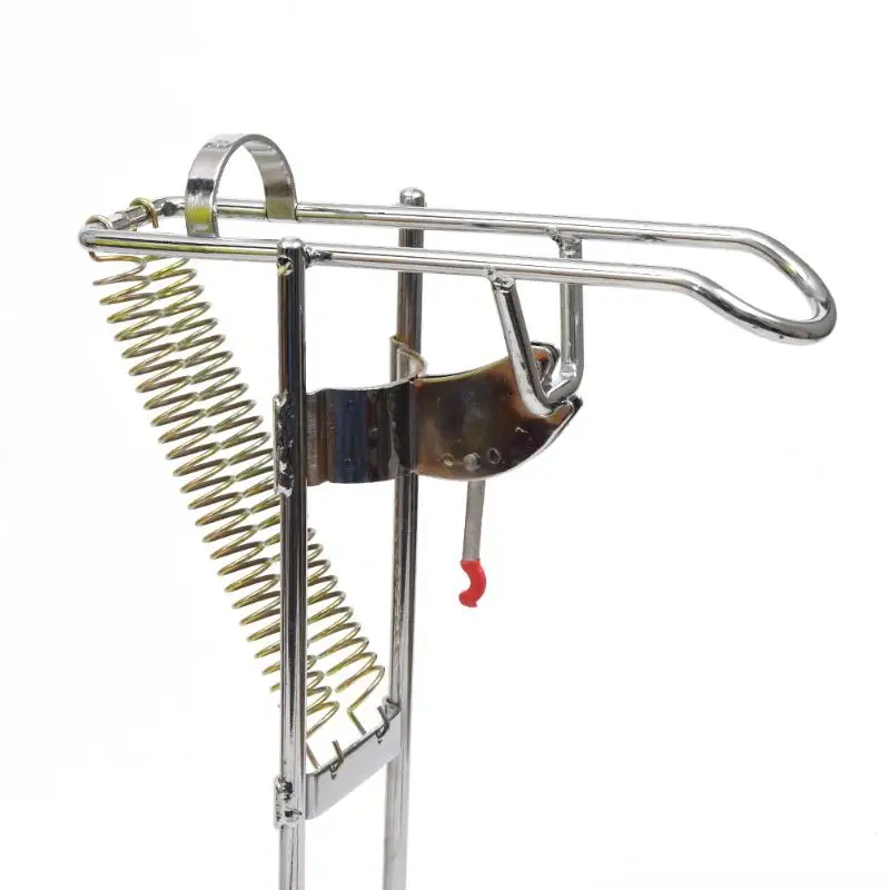 

Automatic Double Spring Angle Fishing Pole Tackle Bracket Anti-Rust Steel Fish Tools For Fishing Rod pesca acesorios