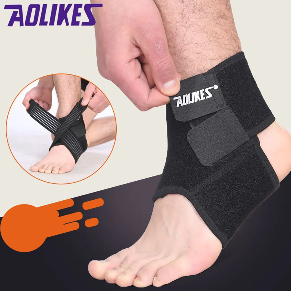 AOLIKES 1PCS Ankle Protector Sports Ankle Support Elastic Ankle Brace