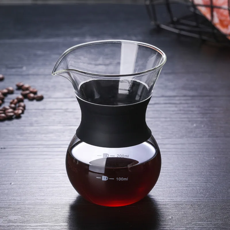 Sand-glass-style Coffee Maker for Chemex Style Pour Over Coffeemaker Coffee Machine 200/400ml Pot for Coffee Sand-glass-style Coffee Maker for Chemex Style Pour Over Coffeemaker Coffee Machine 200/400ml Pot for Coffee