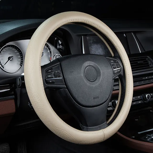 car steering wheel cover genuine leather accessories for chevrolet