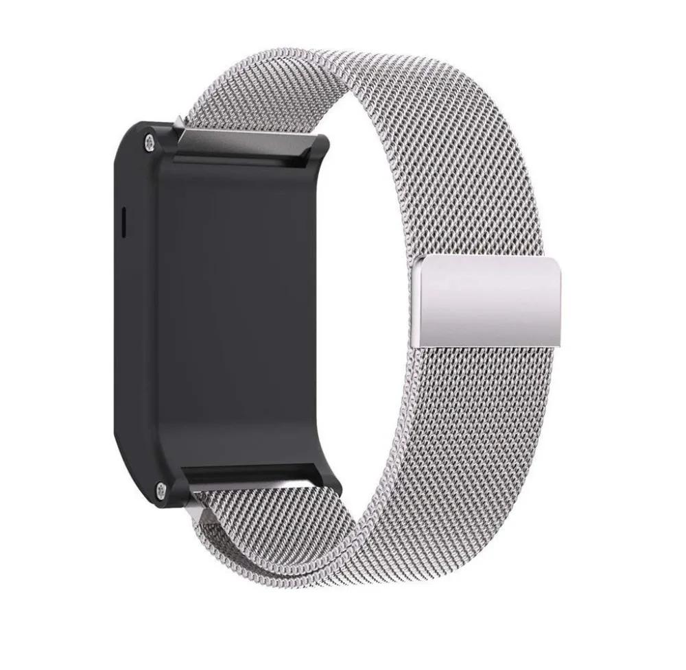 Milanese Loop Нержавеющая сталь замена Браслет ремешок для Garmin Vivoactive HR Smart Watch группа маленький большой 9,26