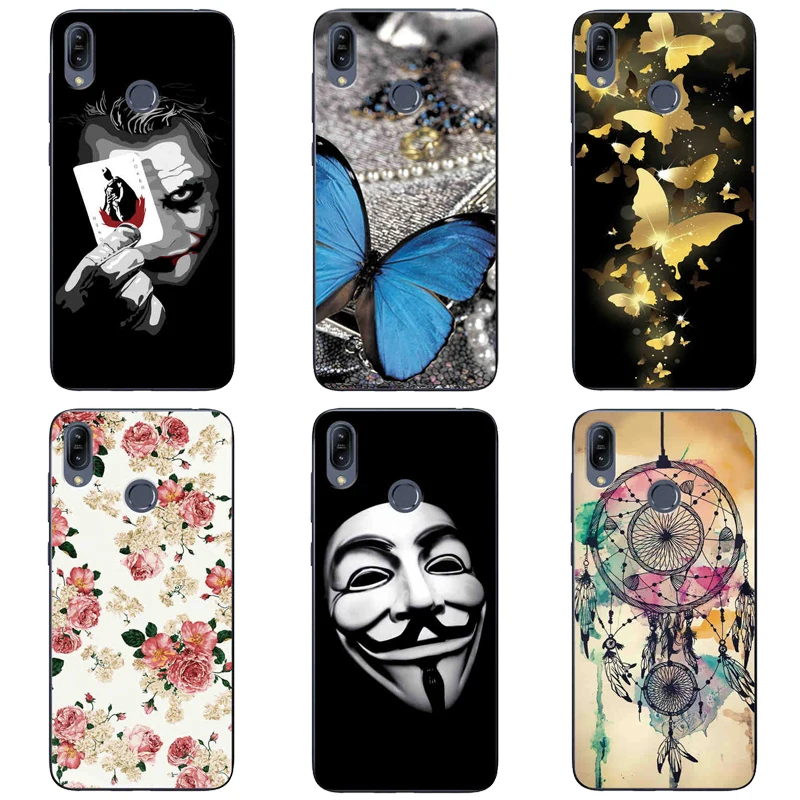 

For Asus ZenFone Max Pro M2 ZB631KL Case Phone Back Cover Protection Shell Patterned Case For Asus ZB633KL ZB632KL 6.26" Cover