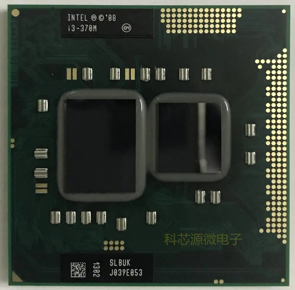 Intel Core i3-370M i3 370M SLBUK 2.4 GHz Dual-Core Quad-Thread CPU Processor 3W 35W Socket G1 / rPGA988A