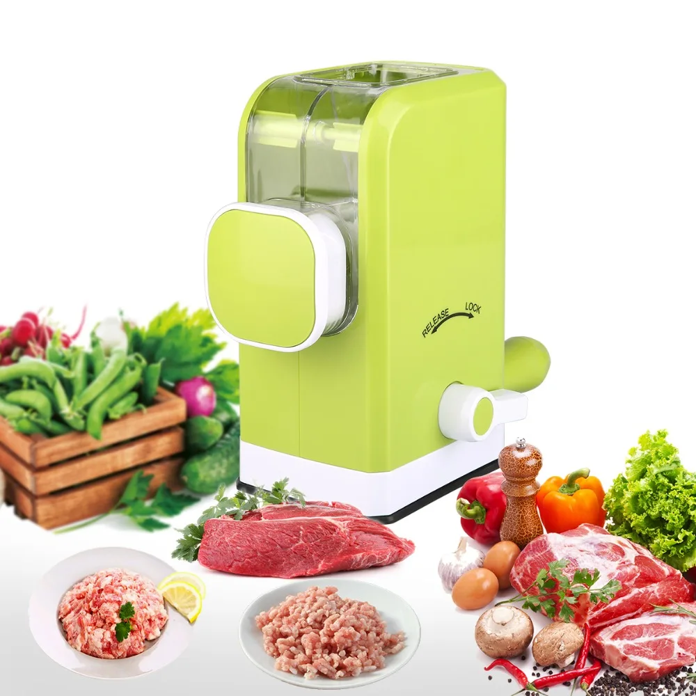 

Manual Meat grinder 6 Stainless Steel Blades Manual Food Processor for Home Kitchen Vegetable Chopper Kitchen Tool Meat Blender