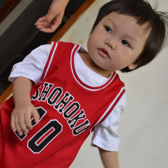 Slam Dunk Shohoku High School No.10 Hanamichi Sakuragi жилет для косплея красный баскетбольный