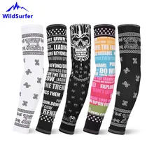 WildSurfer, ледяной шелк, кешью, мужские велосипедные гетры для рук, для женщин, для езды на велосипеде, рукава, защита от солнца, УФ-защита, для баскетбола, крутые, Mangas Para brao FS61