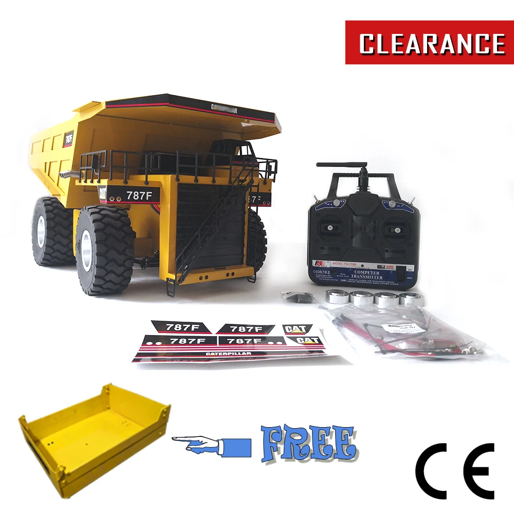 116 scale RC Hydraulic heavy duty Mine Haul truck model 787Fin RC