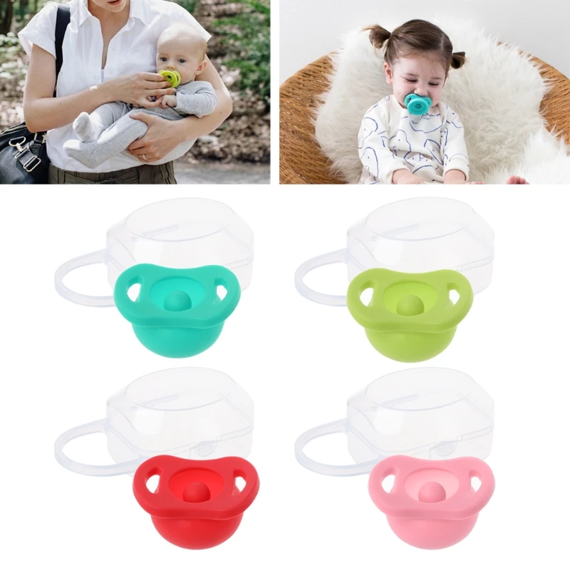1pc Silicone Nipple Feeder Funny Soother Flexible Pacifier For