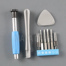 Синий Универсальный Набор отверток, чехол, набор для разблокировки, полный набор отверток с тремя крыльями, набор инструментов для ремонта, набор инструментов для переключения/SNES/DS/3 dsxl/psp