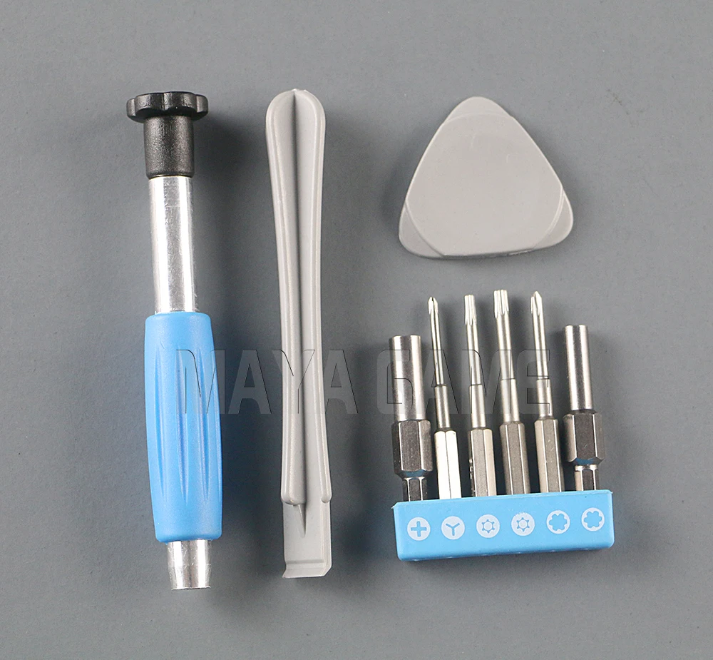 

blue Universal Screwdriver Set Case Unlock Kit Full Tri-wing Screwdriver Repair Tool Kit for Nintend Switch/ SNES/ DS/3dsxl/psp