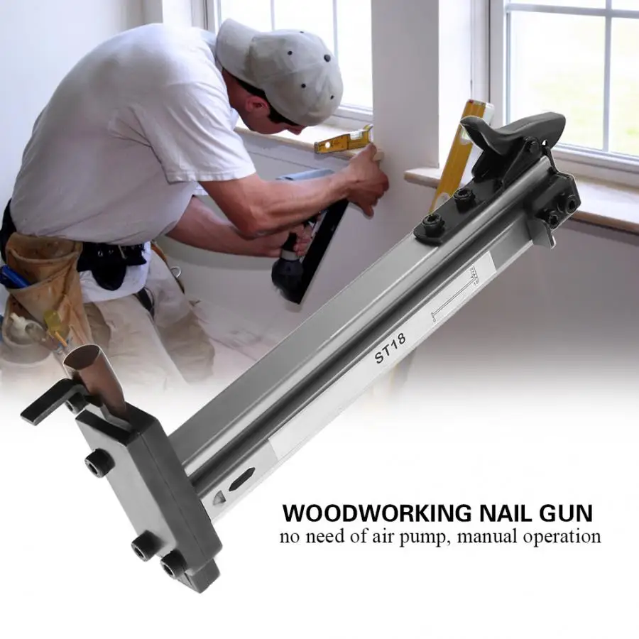 Ручной пистолет для ногтей ручной инструмент для гвоздей для мебели высокая твердость деревообрабатывающий гвоздь пистолет