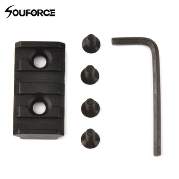 

2 Inches 4 Slot Aluminum Keymod Scope Mount Picatinny Weaver Rail Airsoft Rifle Scope Mount for Hunting