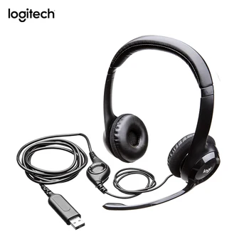 

2019 New Original Logitech H390 Wired Headset With Noise Reduction Foldable MicWith Volume/Mute Control Computer Earphone