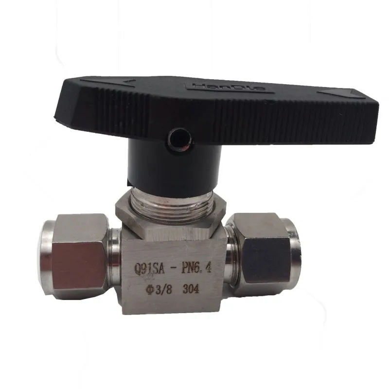S075 ENTENCO 2 ходовой женский резьбовой шаровой клапан 1/4 &quot3/8&quot из нержавеющей стали