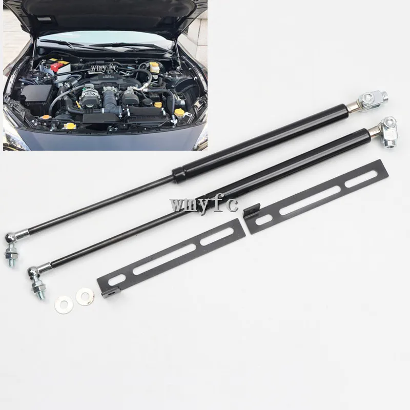 

For Subaru BRZ / Toyota 86 GT86 2012- 2017 Stainless Engine Cover Supporting Hood Strut Rod Hydraulic Hood Poles 2pcs