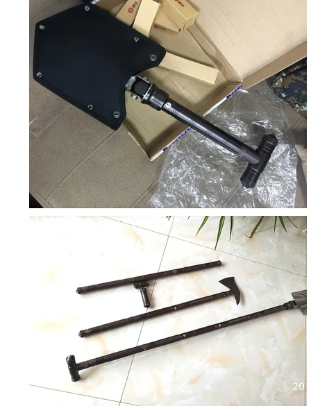 Emergency defense stick Camping Accessories Home Car Walking Stick Self Outdoor shovel DIY Component