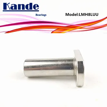 

Kande Bearings LMH8LUU LMH8L 2pcs/lot LMH8LUU Extended Oval Flange Linear Ball Bearing dr:8mm LMH8L UU