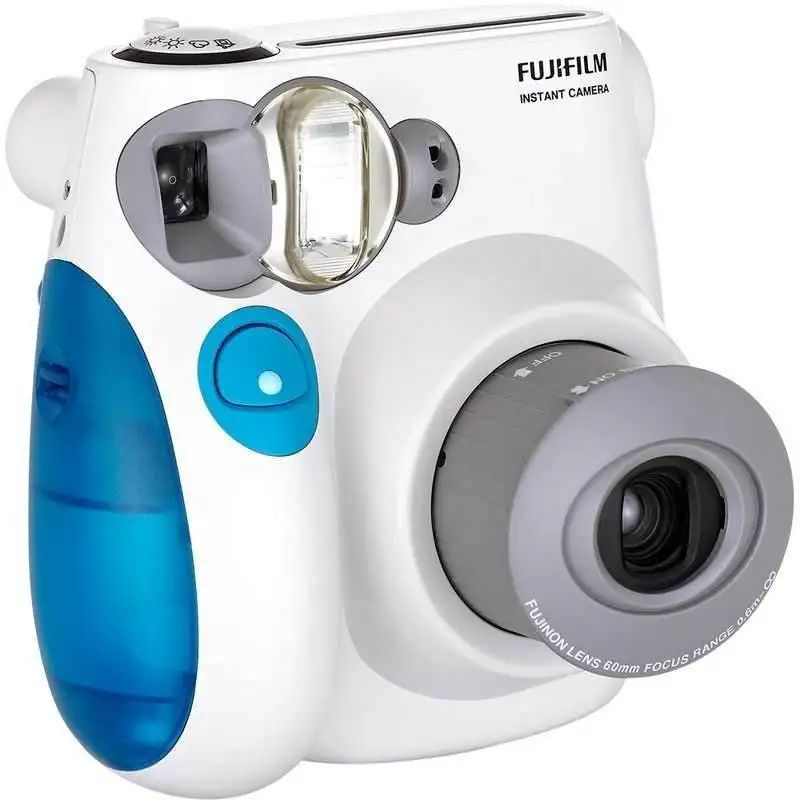 Подлинный Fuji Fujifilm Instax Mini 7S камера Мгновенной Печати Фильм моментальная Съемка фото розовый синий камера