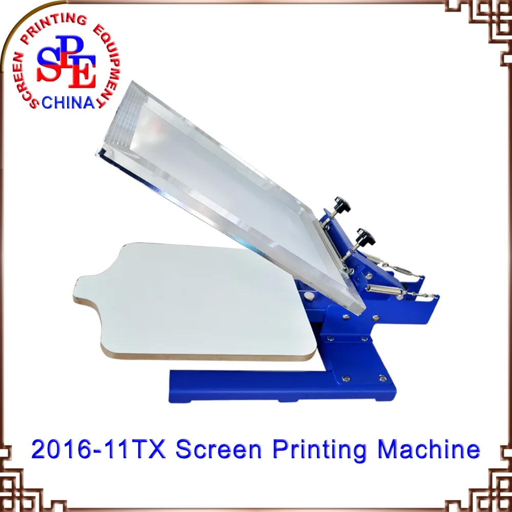 Один цвет ручная печать на экране машина Одиночная цветная печать изображения машина