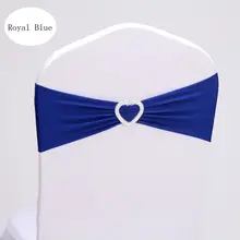 10 шт./лот высокое качество ленты из спандекса на стулья лайкра лента на стул чехол на стул с лентой бант на свадебный стул